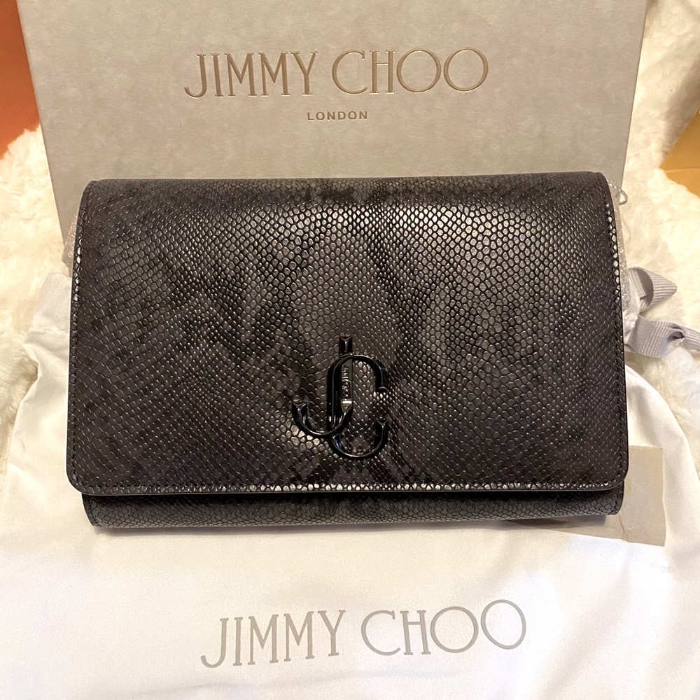 Brand New Jimmy Choo Clutch/ Mini Purse with chain